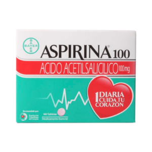Aspirina 100 mg 140 tabs
