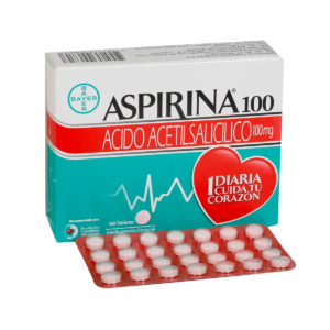 ASPIRINA 100MG TABLETA X 28 TABLETAS