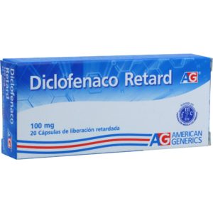 Diclofenaco retard 100 mg 20 und American Generics