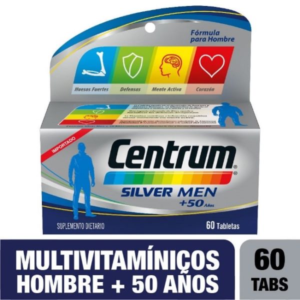 Centrum Silver Men +50 X 60 Tabletas